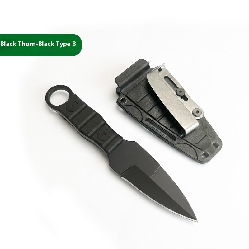 Outdoor Camping Portable High Hardness Small Straight Knife