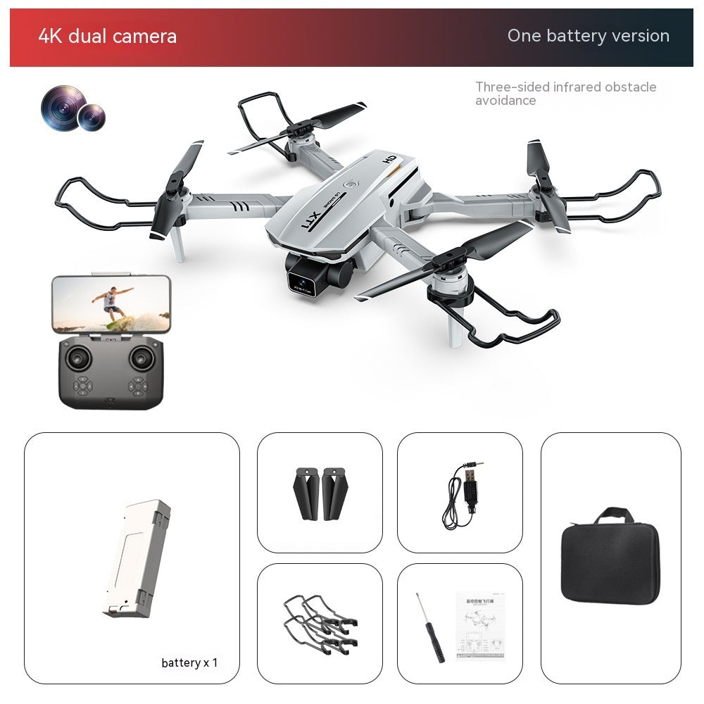 UAV 4K HD Dual Camera Aerial Photography Three-side Obstacle Avoidance Remote Control