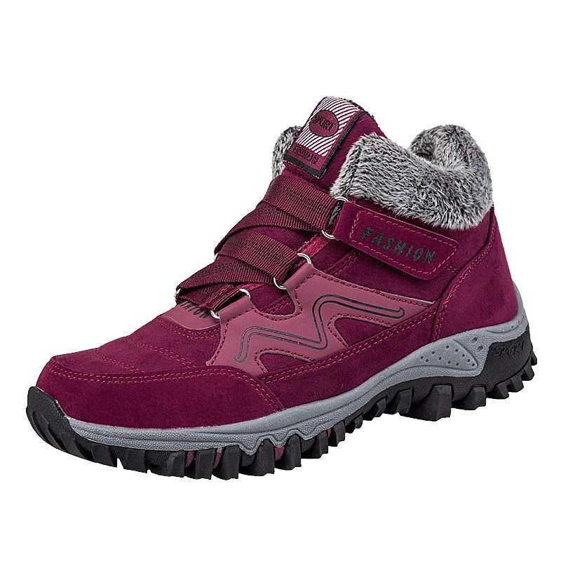 Outdoor Snow Plus Velvet Warm Women's Cotton Shoes