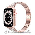 Stainless Steel Metal Strap Heart-shaped Woven Chain