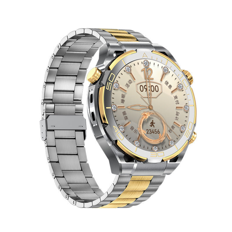 Extraordinary Gold Edition Multi-function Intelligent Sports Electronic Smart Watch