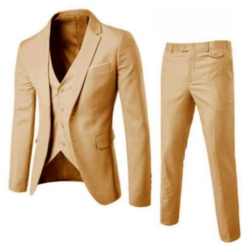 Men's Suit Set Two-piece Korean Style