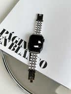 Women's Premium Pearl Chain Metal Strap