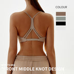 Workout Exercise Underwear Women's Hollow Back Breathable Solid Color