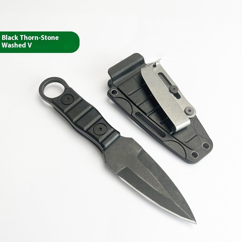 Outdoor Camping Portable High Hardness Small Straight Knife