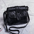 new fashion handbag Crossbody Bag washed leather soft all-match lady Mini Handbag Bag