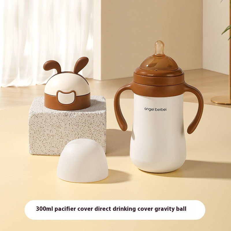 Stainless Steel Thermal Feeding Bottle Water Sup With Handle