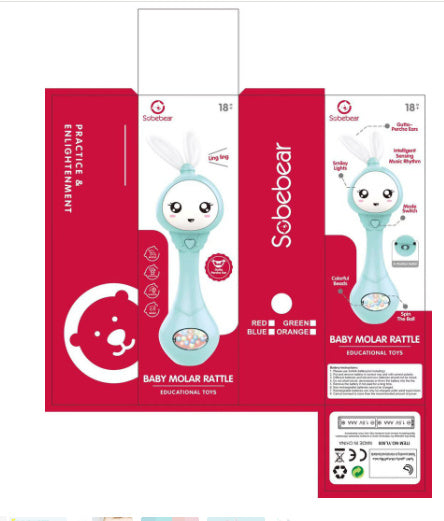 Baby educational toys can chew teether