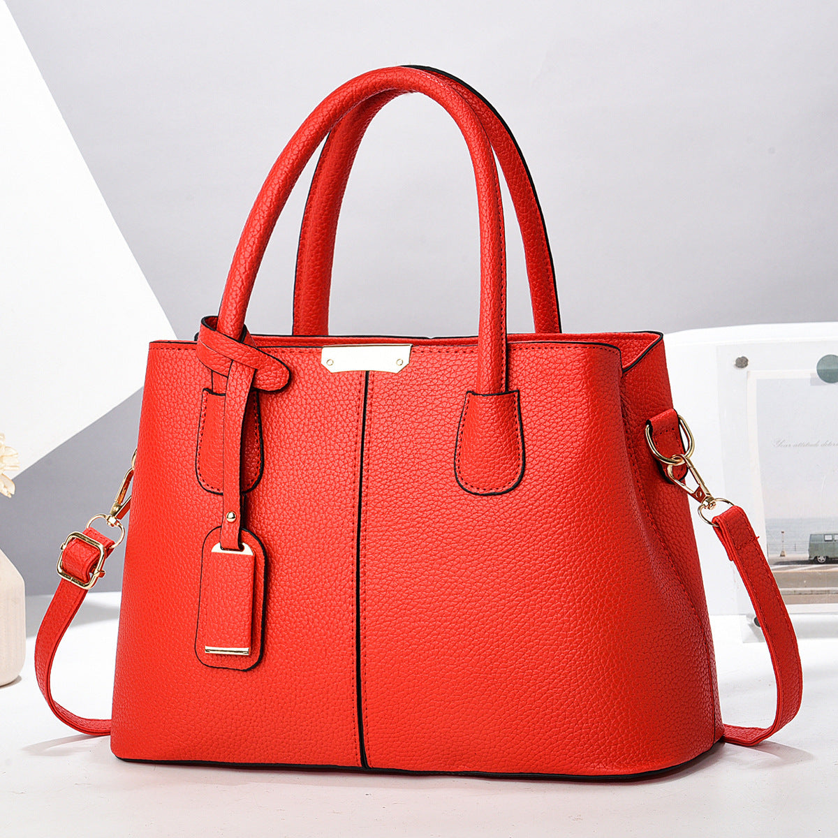 Women PU Leather Handbags Ladies Large Capacity Tote Bag Female Square Shoulder Bags New Fashion Crossbody Bags