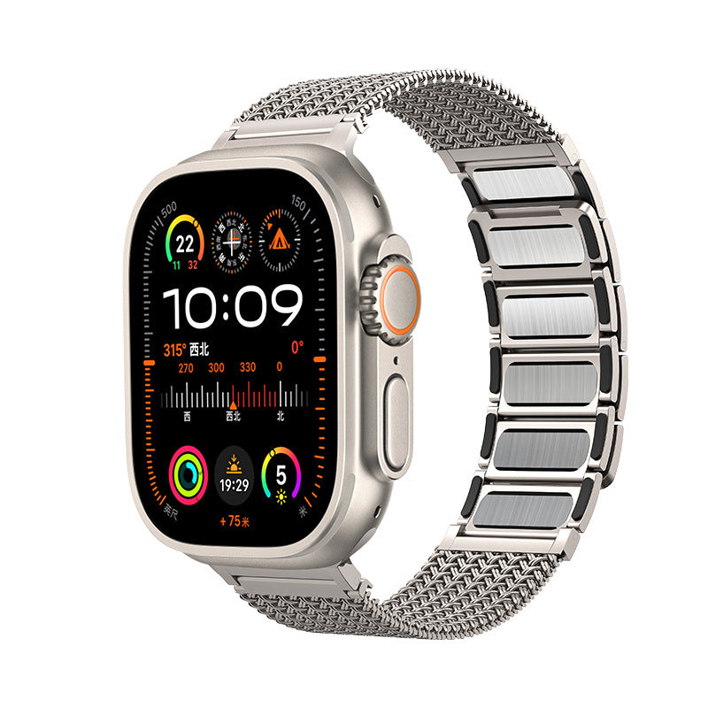 Smart Watch Stainless Steel Strap Magnetic Chain