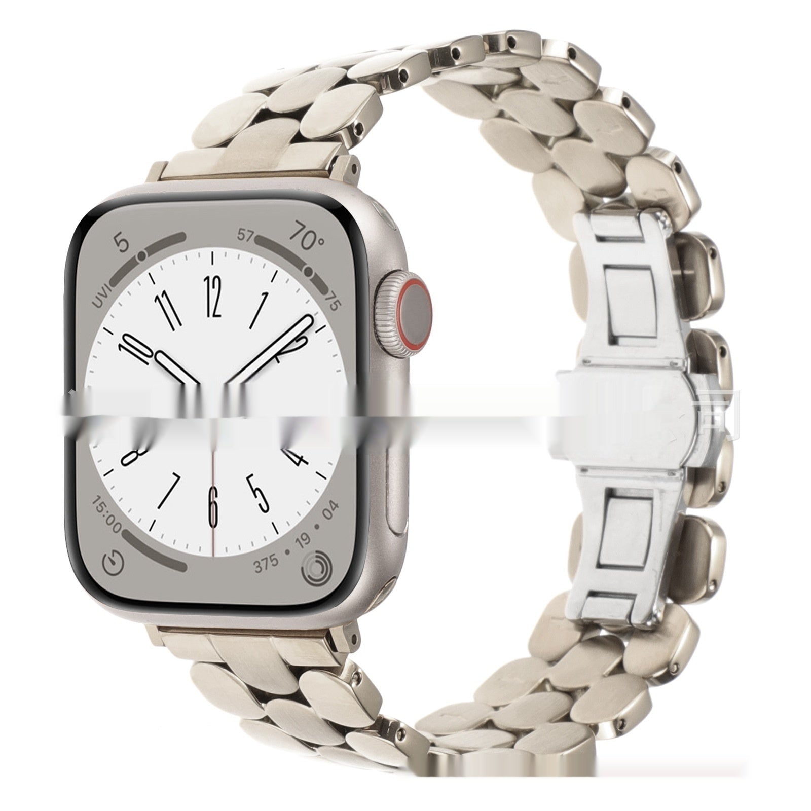 Dot Three Metal Stainless Steel Strap