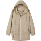 Casual Short Spring And Autumn Jacket Trench Coat