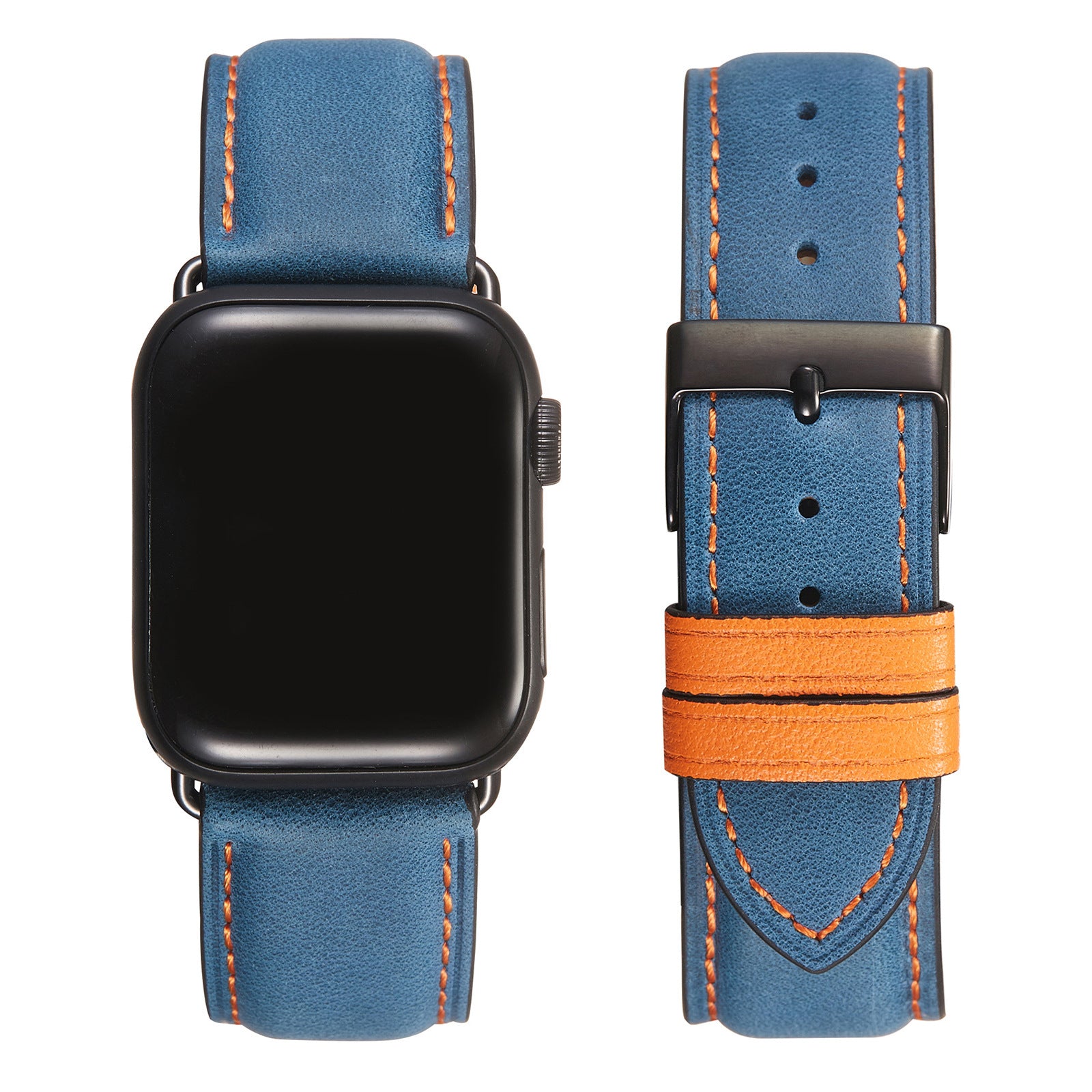 Vintage Oil Wax Leather Smart Watch Strap