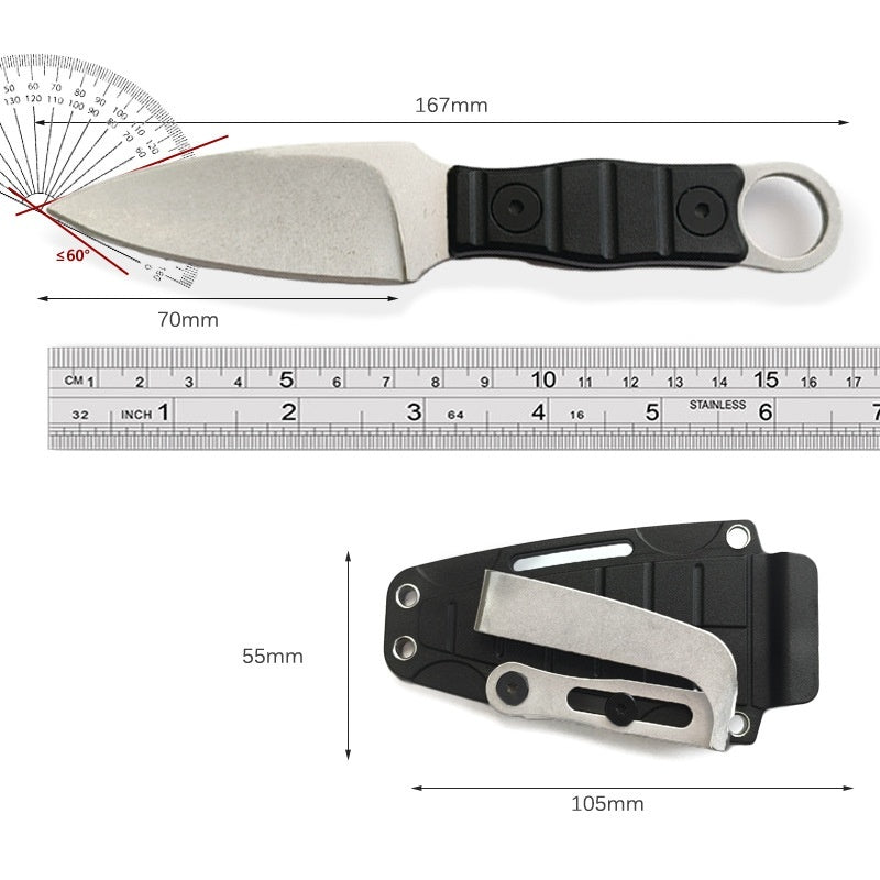 Outdoor Camping Portable High Hardness Small Straight Knife