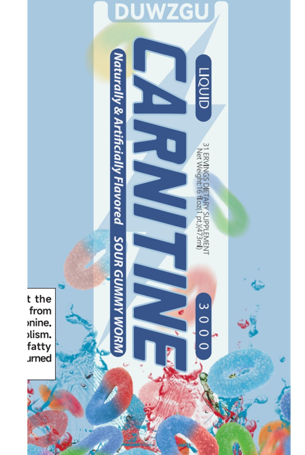 L-carnitine Liquid 473ml Oral