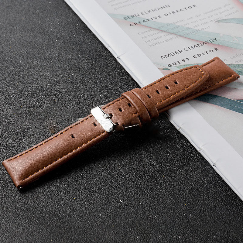 Strap Real Cowhide Watch With Accessories 22mm