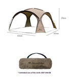 Campsite Dome Canopy Sunshade Ventilation