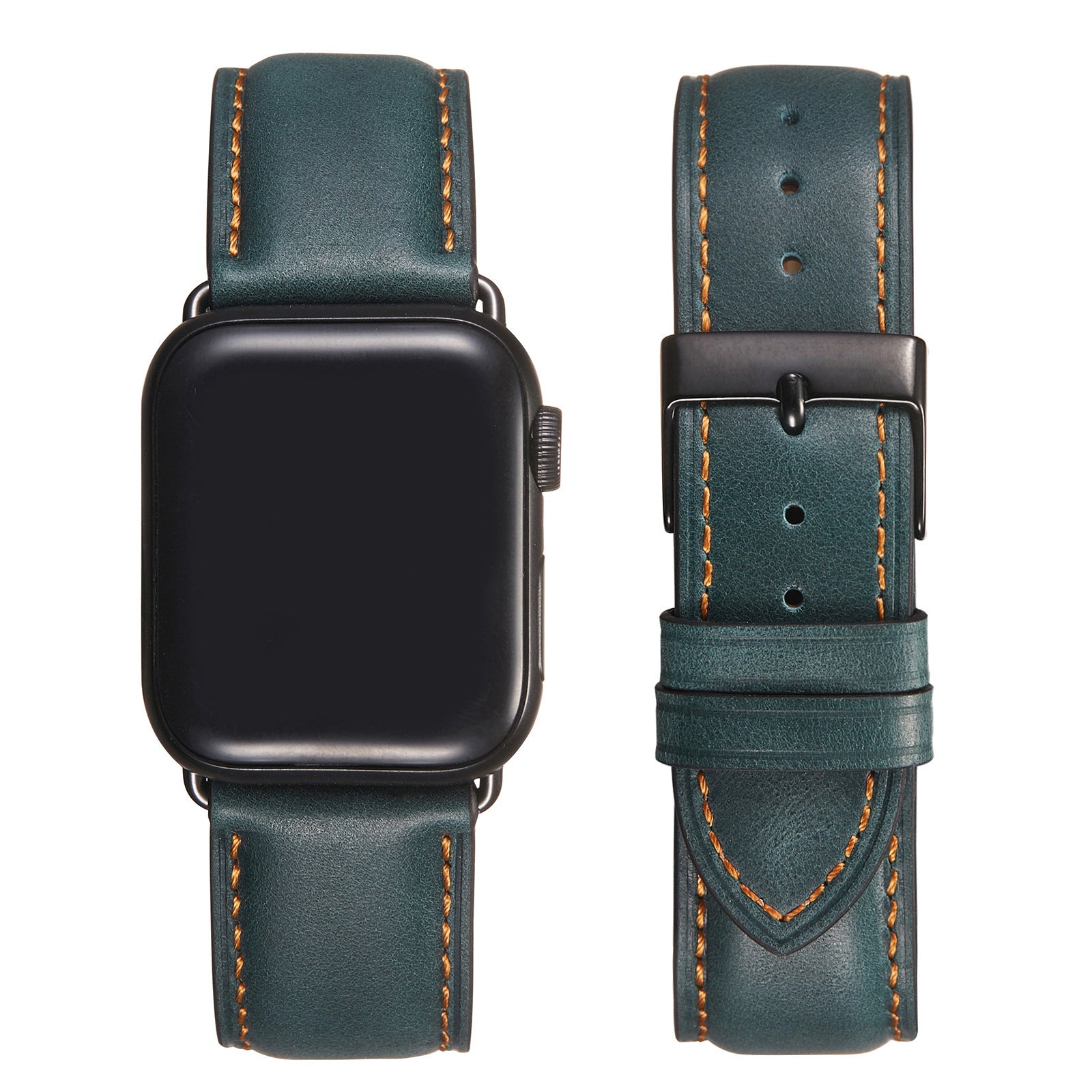 Vintage Oil Wax Leather Smart Watch Strap