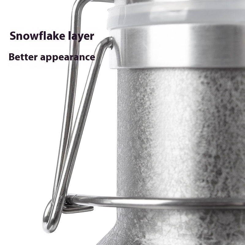 Large Capacity Outdoor Portable Stainless Steel Thermal Pot
