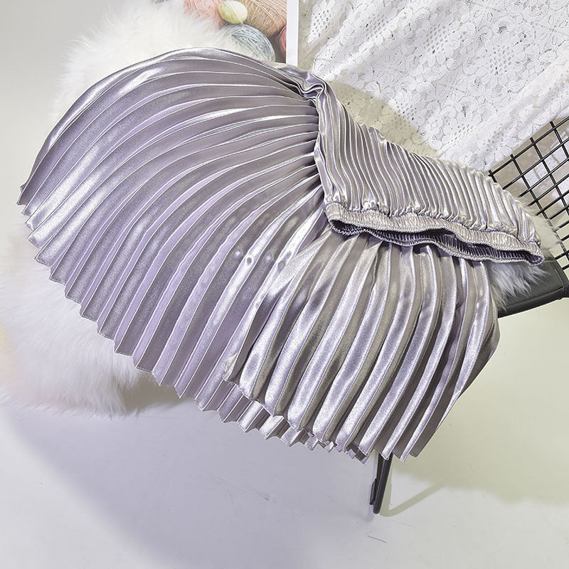 Pleated Skirt Skirt Spring And Summer New High Waist Retro Fashion