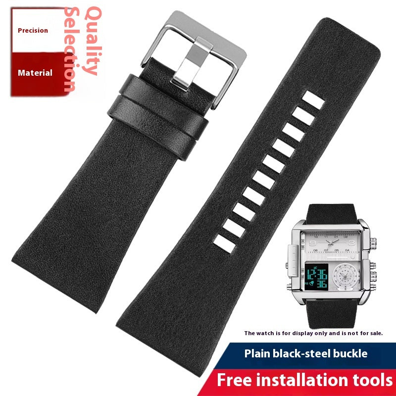 Suitable For Large Dial Leather Watch Strap