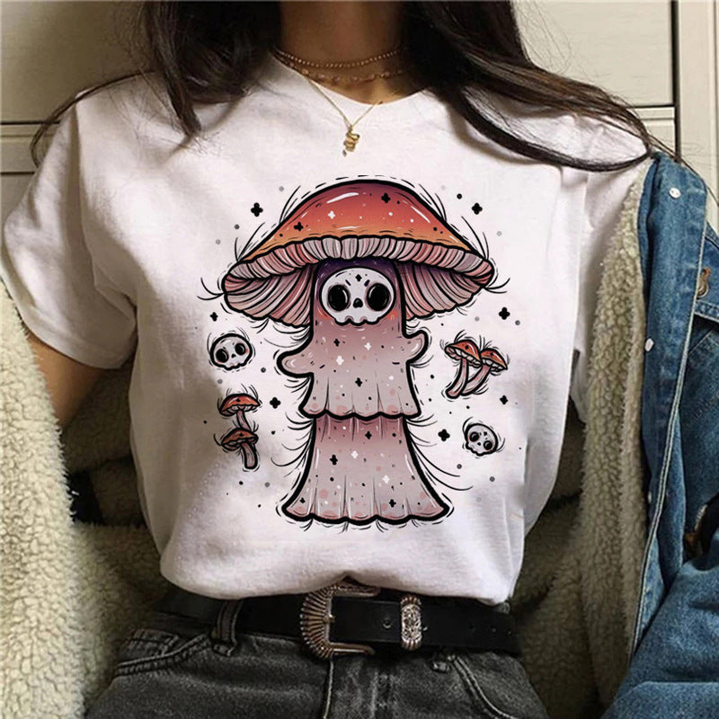 New Top Cute Cartoon Printed Casual T-shirt
