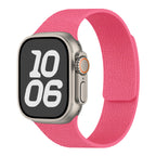 IwatchS10 Dynamic Wind Litchi Pattern Soft Magnetic Silicone Watch Strap