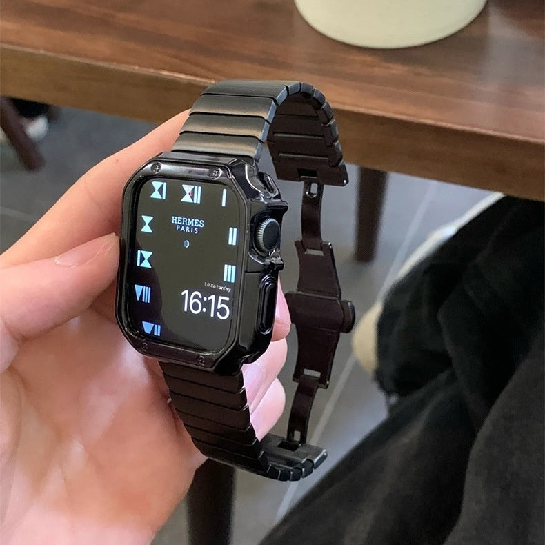 Watch Band Metal Stainless Steel With Butterfly