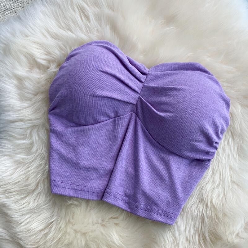 Outer Wear Wrapped Chest Strapless With Chest Pad Anti-exposure Inner Base Underwear