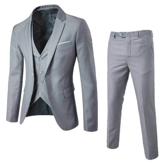 Men's Suit Set Two-piece Korean Style