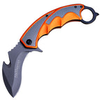 Steel Handle Stainless Steel Folding Knife Camping Tactical Outdoor