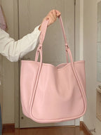 Large Capacity Soft Leather Tote Shoulder Bag Women