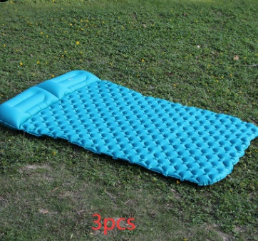 Tent Air Camping Mats Inflatable Cushion Double Outdoor 2 person Picnic Beach Two Plaid Blanket baby Pad Home Rest Soft Mattress