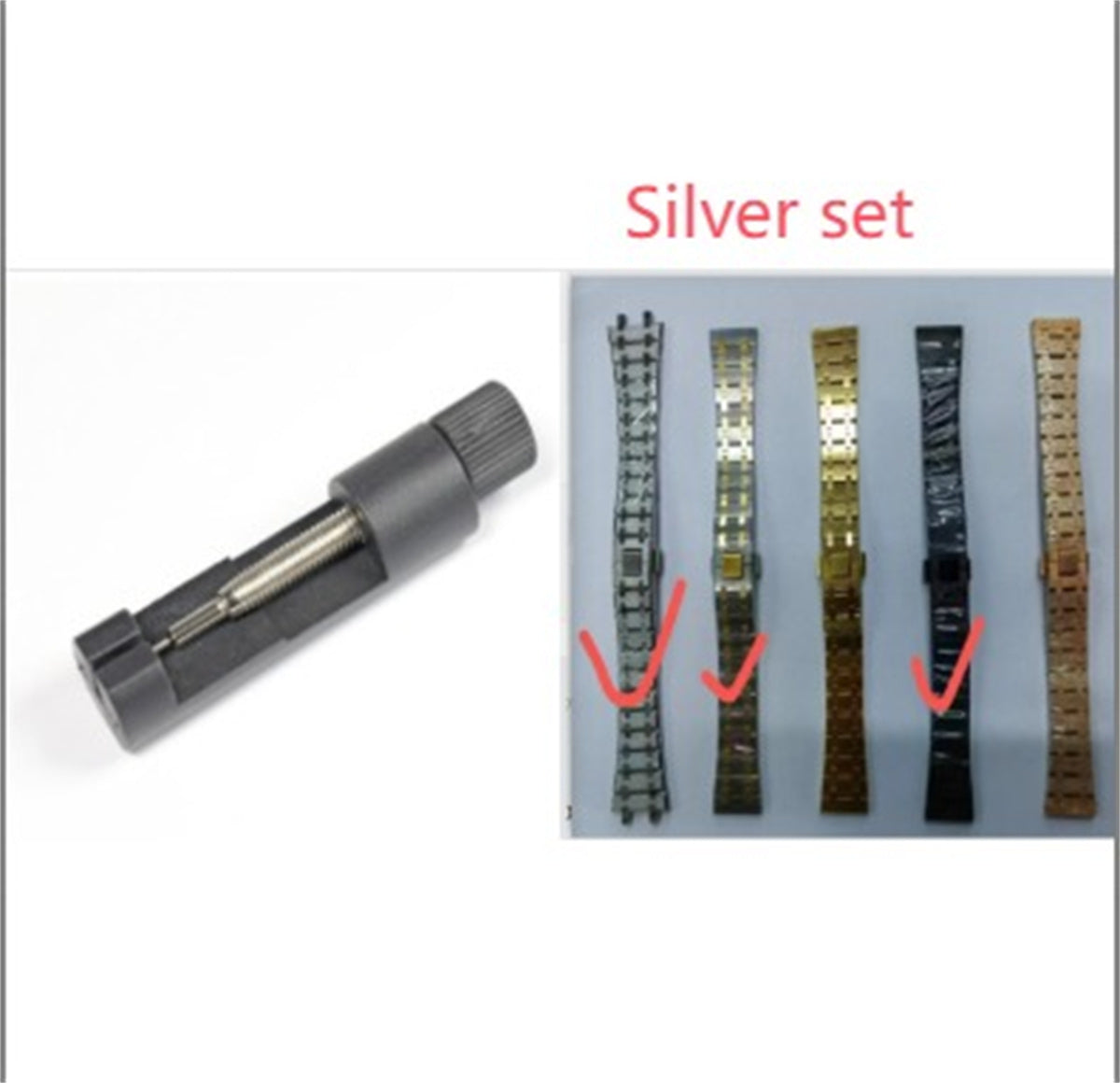 Solid Integrated Stainless Steel Metal Strap